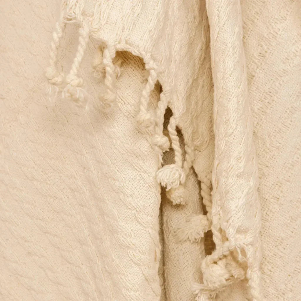 Bella Cotton Knit Throw Blanket - LOOMLAN - LOOMLAN - Throw Blankets