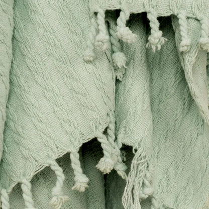 Bella Cotton Knit Throw Blanket - LOOMLAN - LOOMLAN - Throw Blankets