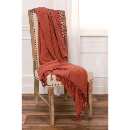 Bella Cotton Knit Throw Blanket - LOOMLAN - LOOMLAN - Throw Blankets