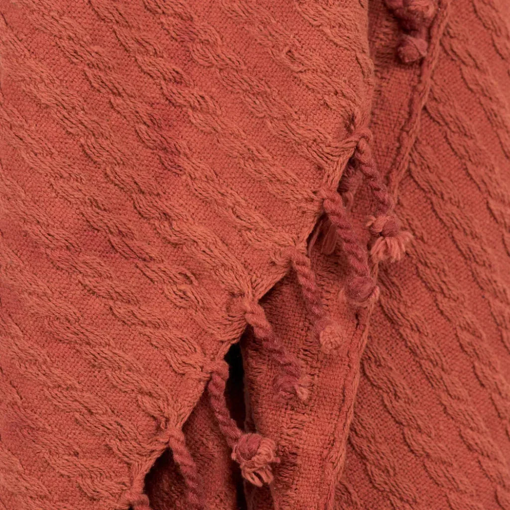 Bella Cotton Knit Throw Blanket - LOOMLAN - LOOMLAN - Throw Blankets