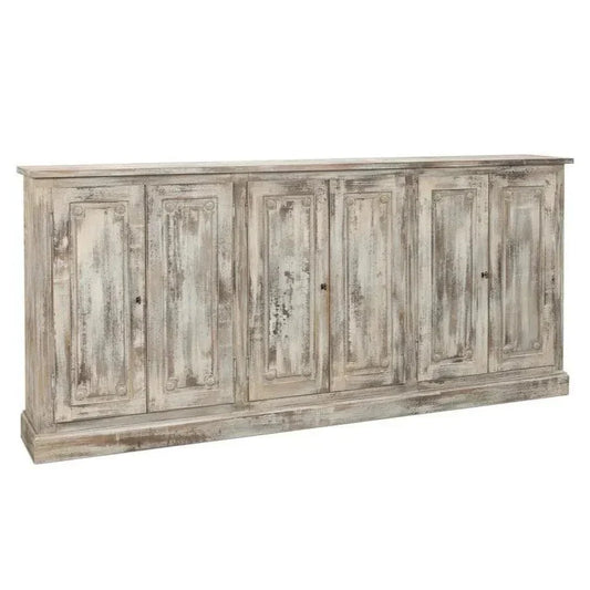 Bellagio Sideboard 96" Grey Oak - LOOMLAN - Sarreid - Sideboards