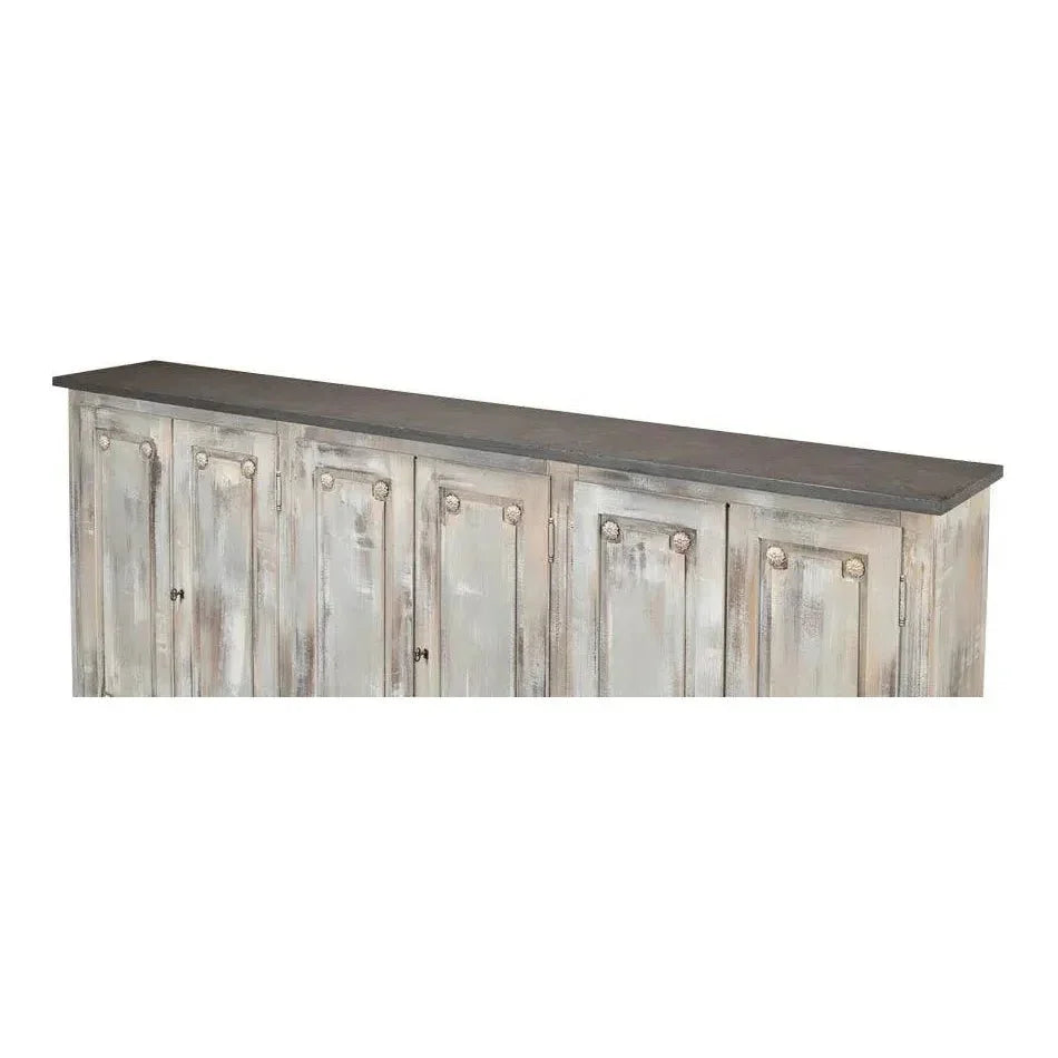 Bellagio Sideboard 96" Grey Oak Stn Grey - LOOMLAN - Sarreid - Sideboards