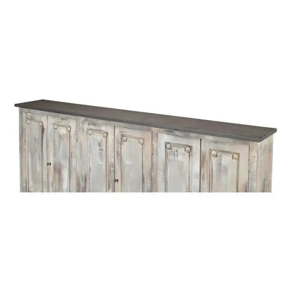 Bellagio Sideboard 96" Grey Oak Stn Grey - LOOMLAN - Sarreid - Sideboards