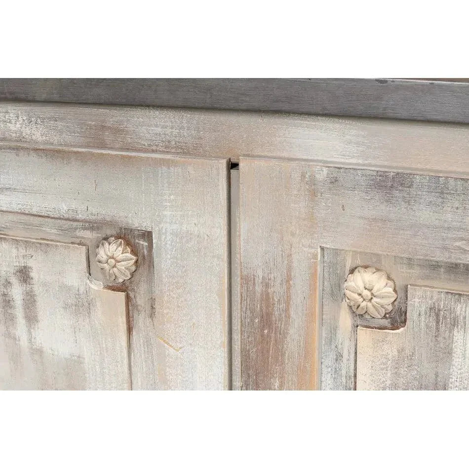 Bellagio Sideboard 96" Grey Oak Stn Grey - LOOMLAN - Sarreid - Sideboards