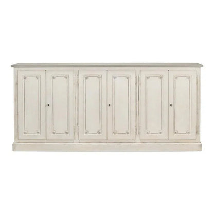 Bellagio Sideboard 96" White Grey - LOOMLAN - Sarreid - Sideboards