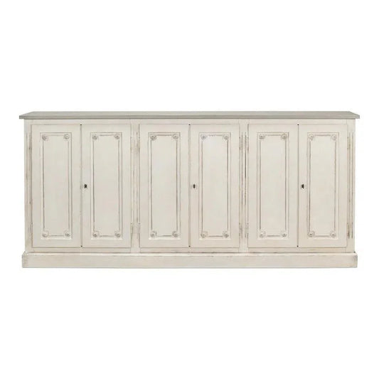 Bellagio Sideboard 96" White Grey - LOOMLAN - Sarreid - Sideboards
