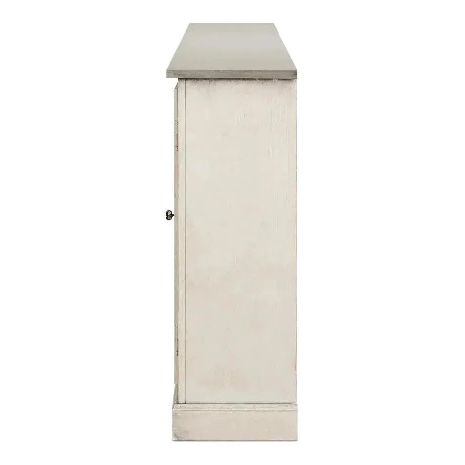 Bellagio Sideboard 96" White Grey - LOOMLAN - Sarreid - Sideboards