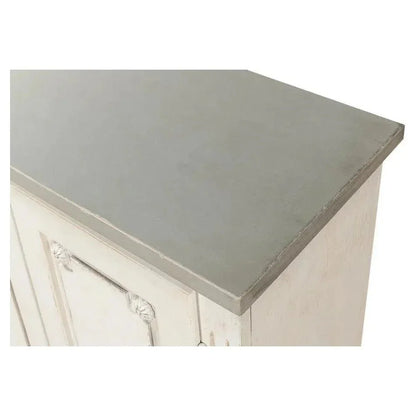 Bellagio Sideboard 96" White Grey - LOOMLAN - Sarreid - Sideboards