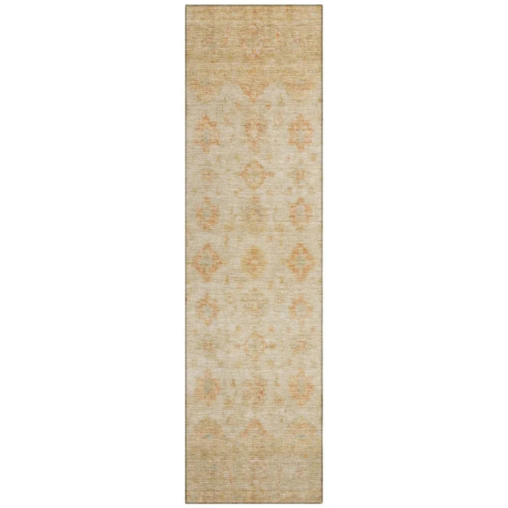 Bellandria Brown Washable Indoor - Outdoor Rug - LOOMLAN - LOOMLAN Rugs - Outdoor Rugs