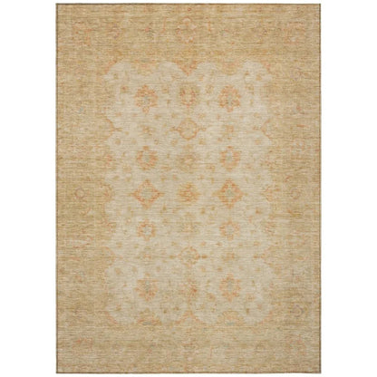 Bellandria Brown Washable Indoor - Outdoor Rug - LOOMLAN - LOOMLAN Rugs - Outdoor Rugs