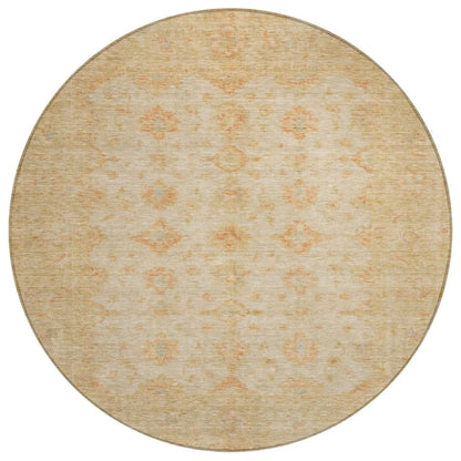 Bellandria Brown Washable Indoor - Outdoor Rug - LOOMLAN - LOOMLAN Rugs - Outdoor Rugs
