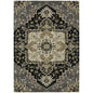 Bellaya Black Washable Indoor-Outdoor Rug-Outdoor Rugs-LOOMLAN Rugs-2'6" x 3'10"-LOOMLAN