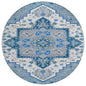 Bellaya Blue Washable Indoor-Outdoor Rug-Outdoor Rugs-LOOMLAN Rugs-8' x 8'-LOOMLAN