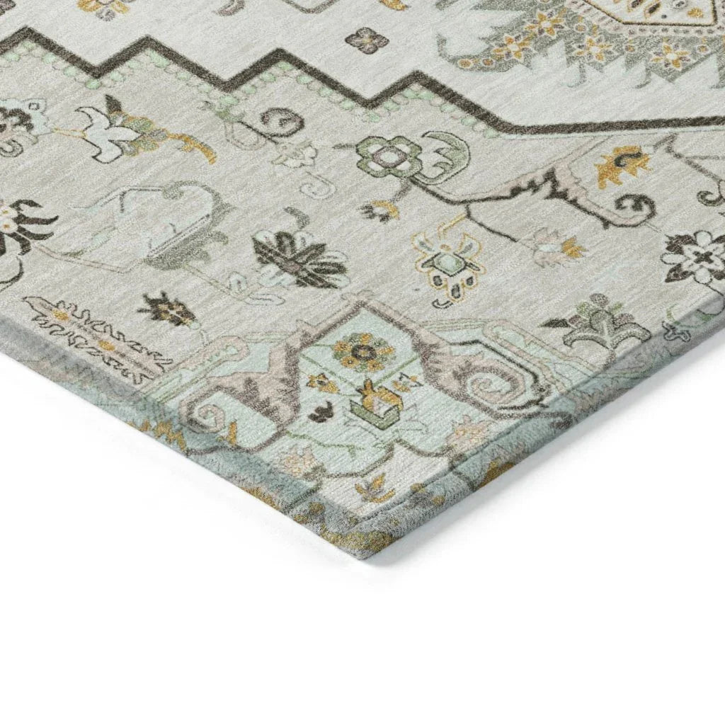 Bellaya Ivory Washable Indoor-Outdoor Rug-Outdoor Rugs-LOOMLAN Rugs-LOOMLAN