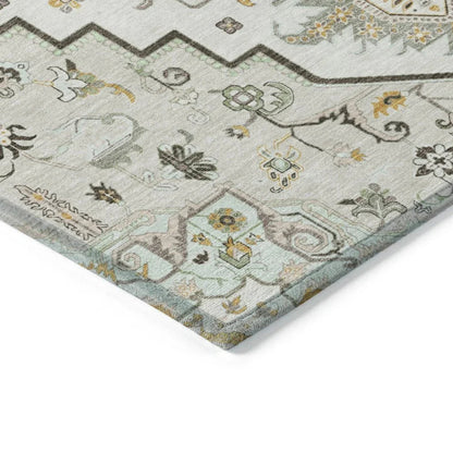 Bellaya Ivory Washable Indoor-Outdoor Rug-Outdoor Rugs-LOOMLAN Rugs-LOOMLAN
