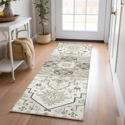 Bellaya Ivory Washable Indoor-Outdoor Rug-Outdoor Rugs-LOOMLAN Rugs-LOOMLAN