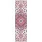 Bellaya Pink Washable Indoor-Outdoor Rug-Outdoor Rugs-LOOMLAN Rugs-2'3" x 7'6"-LOOMLAN