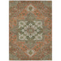 Bellaya Rust Washable Indoor-Outdoor Rug-Outdoor Rugs-LOOMLAN Rugs-2'6" x 3'10"-LOOMLAN