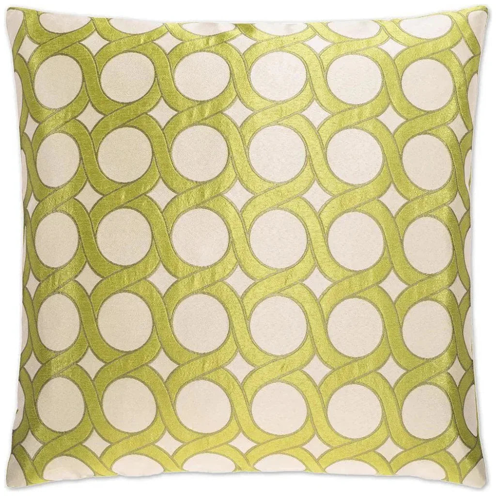 Belle Curve Citrine Gold Throw Pillow Insert - LOOMLAN - D.V. Kap - Throw Pillows