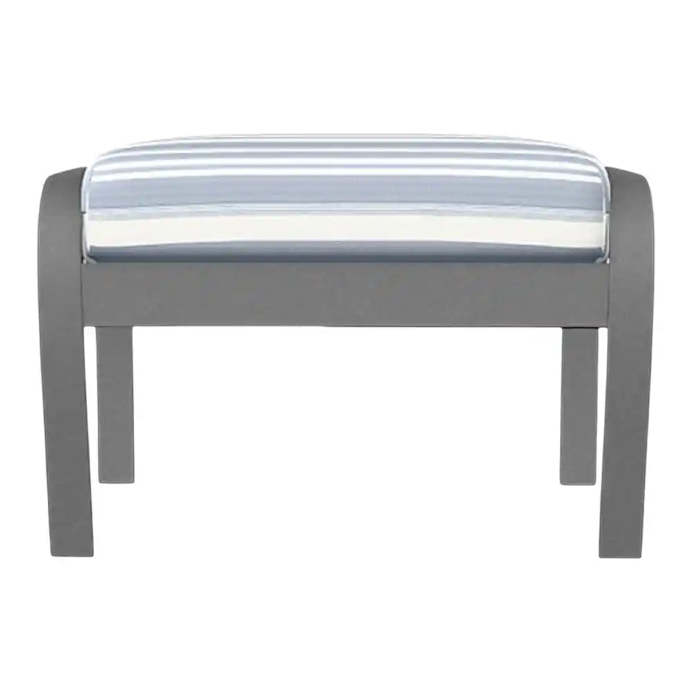Belle Isle Durable & able Cushion Ottoman-Outdoor Ottomans-Telescope-LOOMLAN