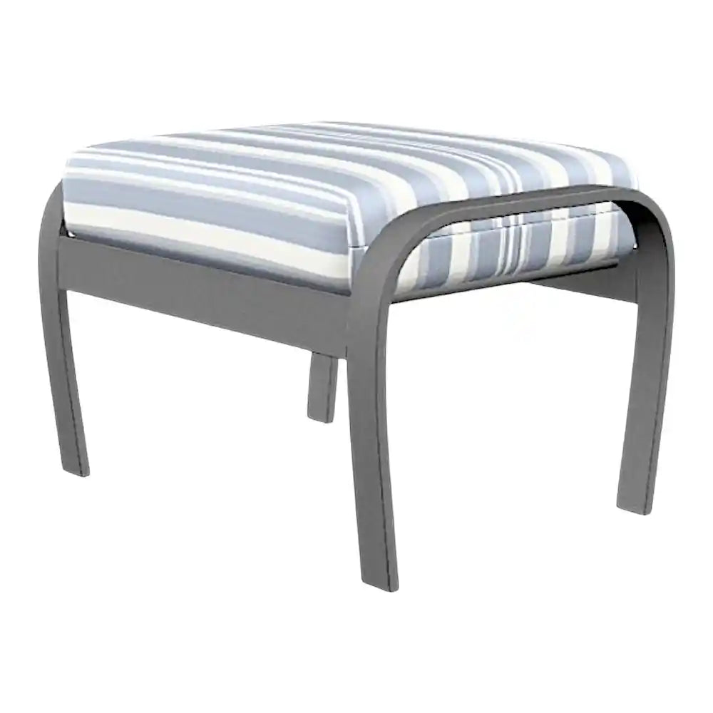 Belle Isle Durable & able Cushion Ottoman-Outdoor Ottomans-Telescope-LOOMLAN