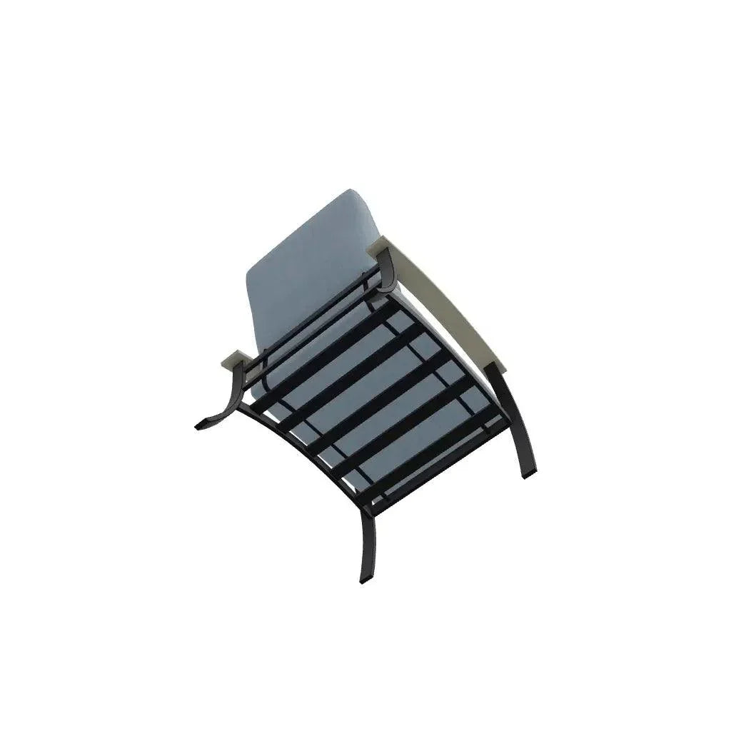Belle Isle Cushion MGP Arm Chair-Outdoor Accent Chairs-Telescope-LOOMLAN