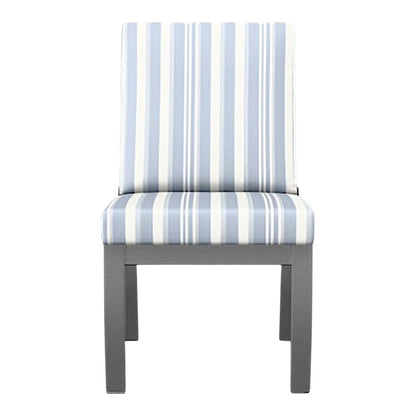 Belle Isle Deep Seat Cushion Armless Cafe Chair 2PC