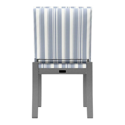 Belle Isle Deep Seat Cushion Armless Cafe Chair 2PC