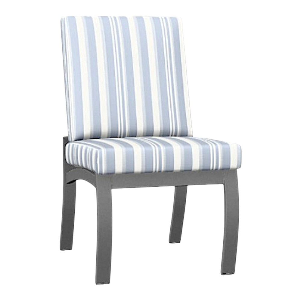 Belle Isle Deep Seat Cushion Armless Cafe Chair 2PC