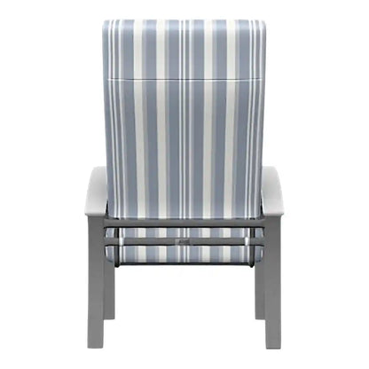 Belle Isle Cushion Supreme Height Polymer Arm Chair-Outdoor Accent Chairs-Telescope-LOOMLAN