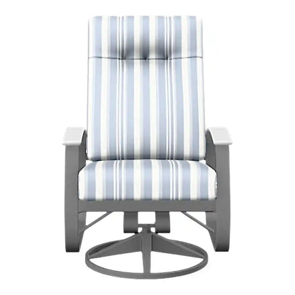 Belle Isle Cushion Supreme Swivel Rocker Arm-Outdoor Accent Chairs-Telescope-LOOMLAN