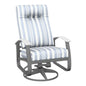 Belle Isle Cushion Supreme Swivel Rocker Arm-Outdoor Accent Chairs-Telescope-LOOMLAN