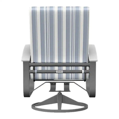 Belle Isle Cushion Swivel Rocker Polymer Arms-Outdoor Accent Chairs-Telescope-LOOMLAN