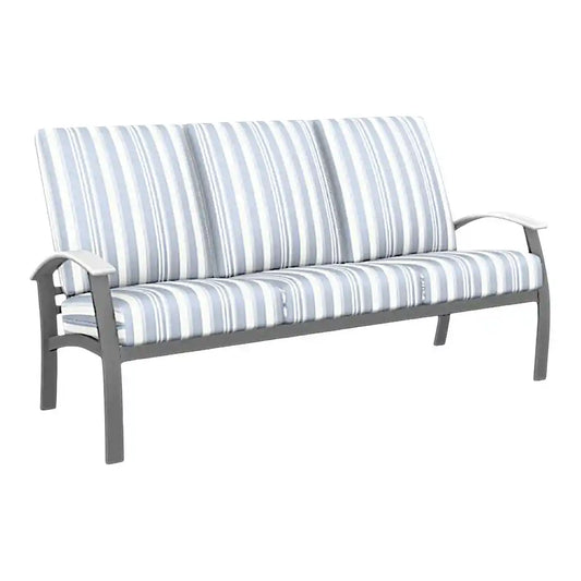 Belle Isle Cushion Three - Seat Sofa MGP Arms - LOOMLAN - Telescope - Outdoor Sofas & Loveseats