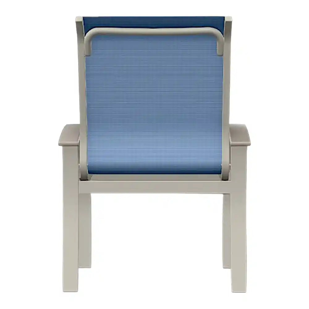 Belle Isle Sling Marine Grade Polymer Arm Chair-Outdoor Accent Chairs-Telescope-LOOMLAN