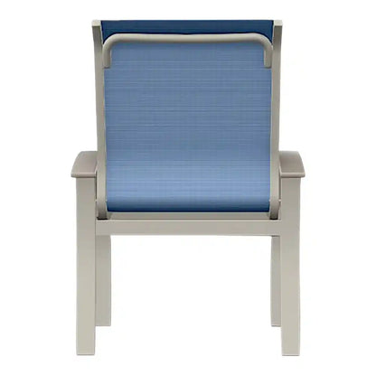 Belle Isle Sling Marine Grade Polymer Arm Chair-Outdoor Accent Chairs-Telescope-LOOMLAN