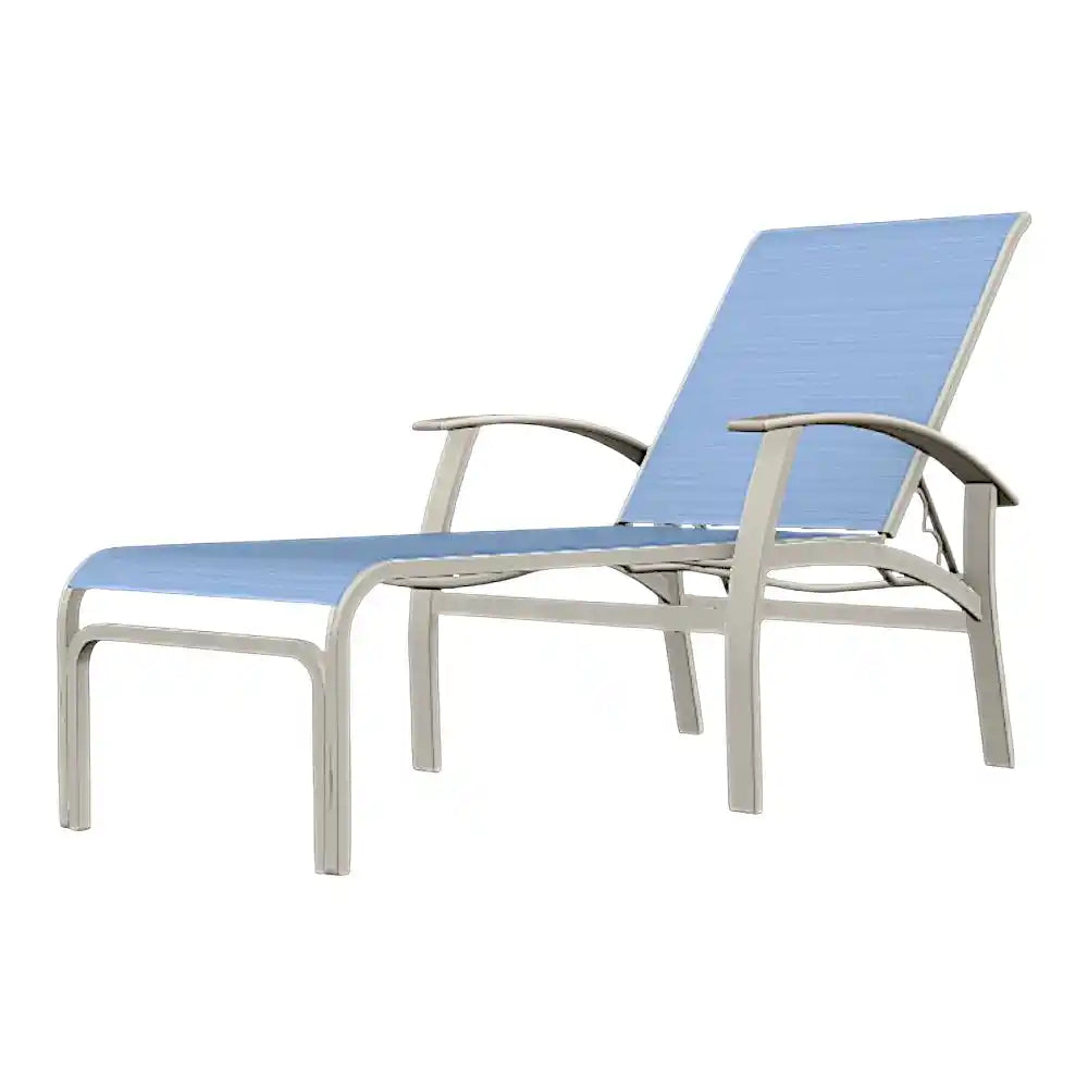 Belle Isle MGP Sling Four Position Lay-Flat Arms Chaise-Outdoor Chaises-Telescope-LOOMLAN