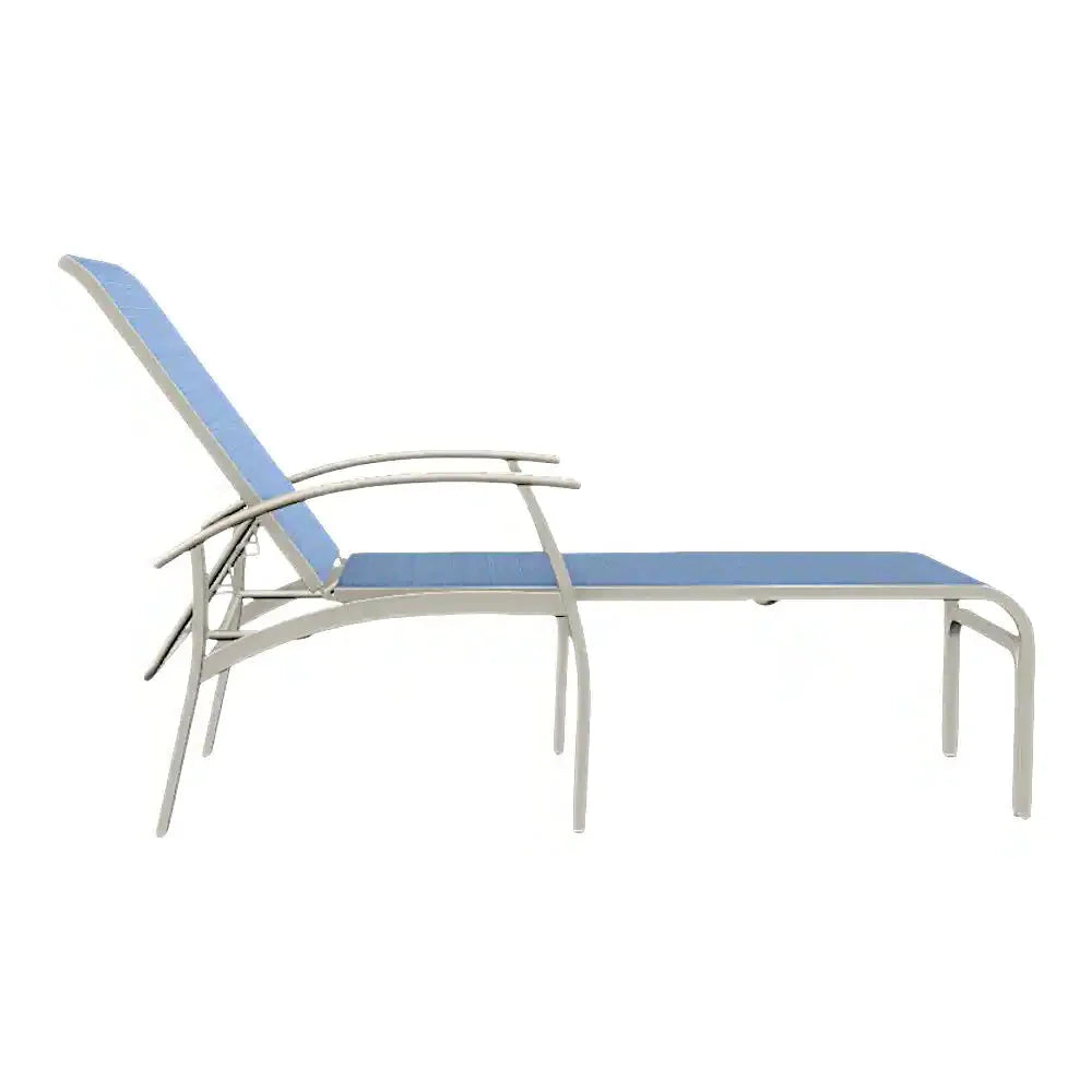 Belle Isle MGP Sling Four Position Lay-Flat Arms Chaise-Outdoor Chaises-Telescope-LOOMLAN