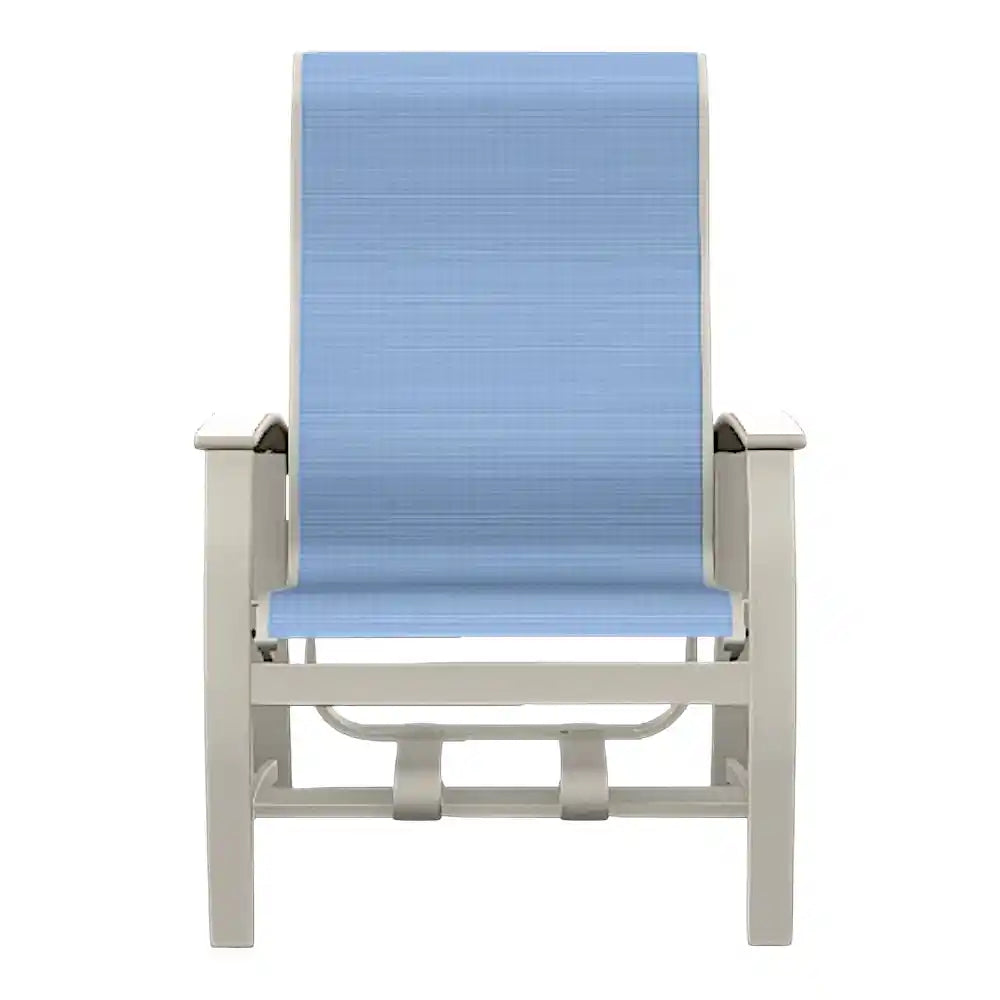 Belle Isle Hidden Motion MGP Armed Chat Chair-Outdoor Accent Chairs-Telescope-LOOMLAN