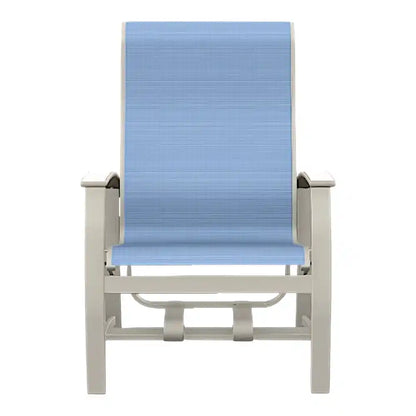 Belle Isle Hidden Motion MGP Armed Chat Chair-Outdoor Accent Chairs-Telescope-LOOMLAN