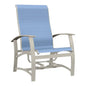 Belle Isle Hidden Motion MGP Armed Chat Chair-Outdoor Accent Chairs-Telescope-LOOMLAN