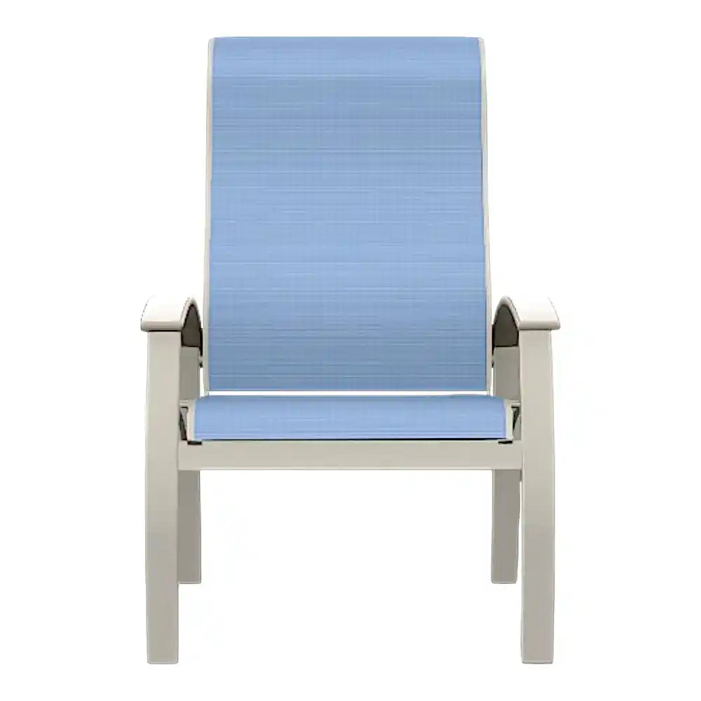 Belle Isle Multi-Position MGP Armed Dining Chair-Outdoor Dining Chairs-Telescope-LOOMLAN