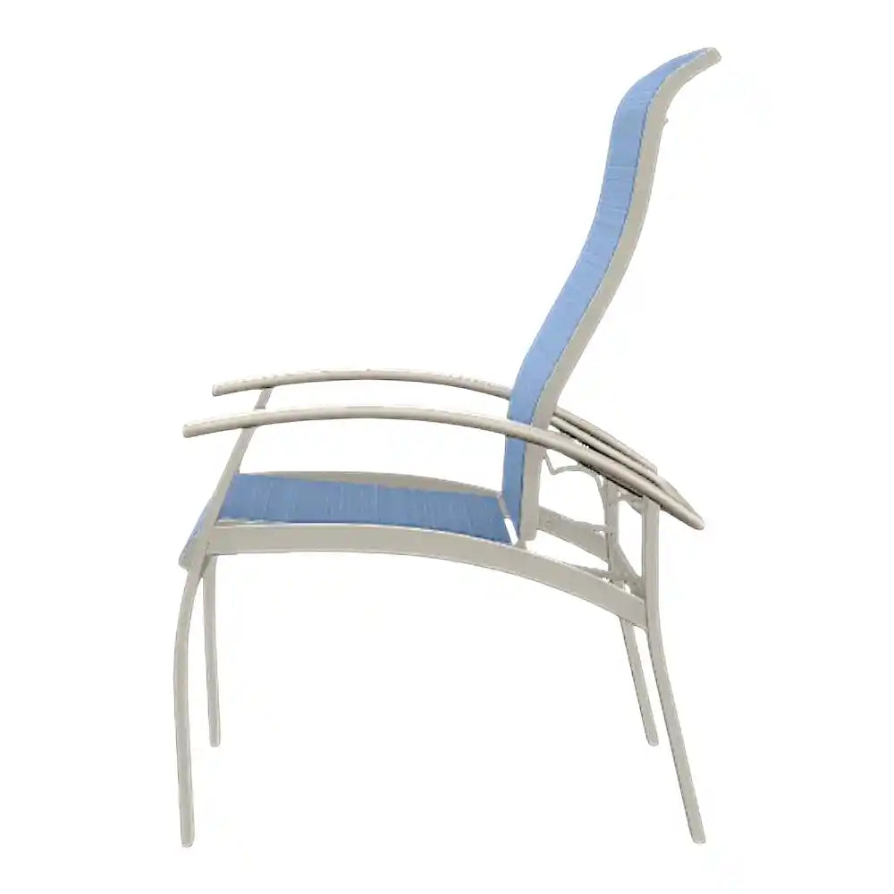 Belle Isle Multi-Position MGP Armed Dining Chair-Outdoor Dining Chairs-Telescope-LOOMLAN