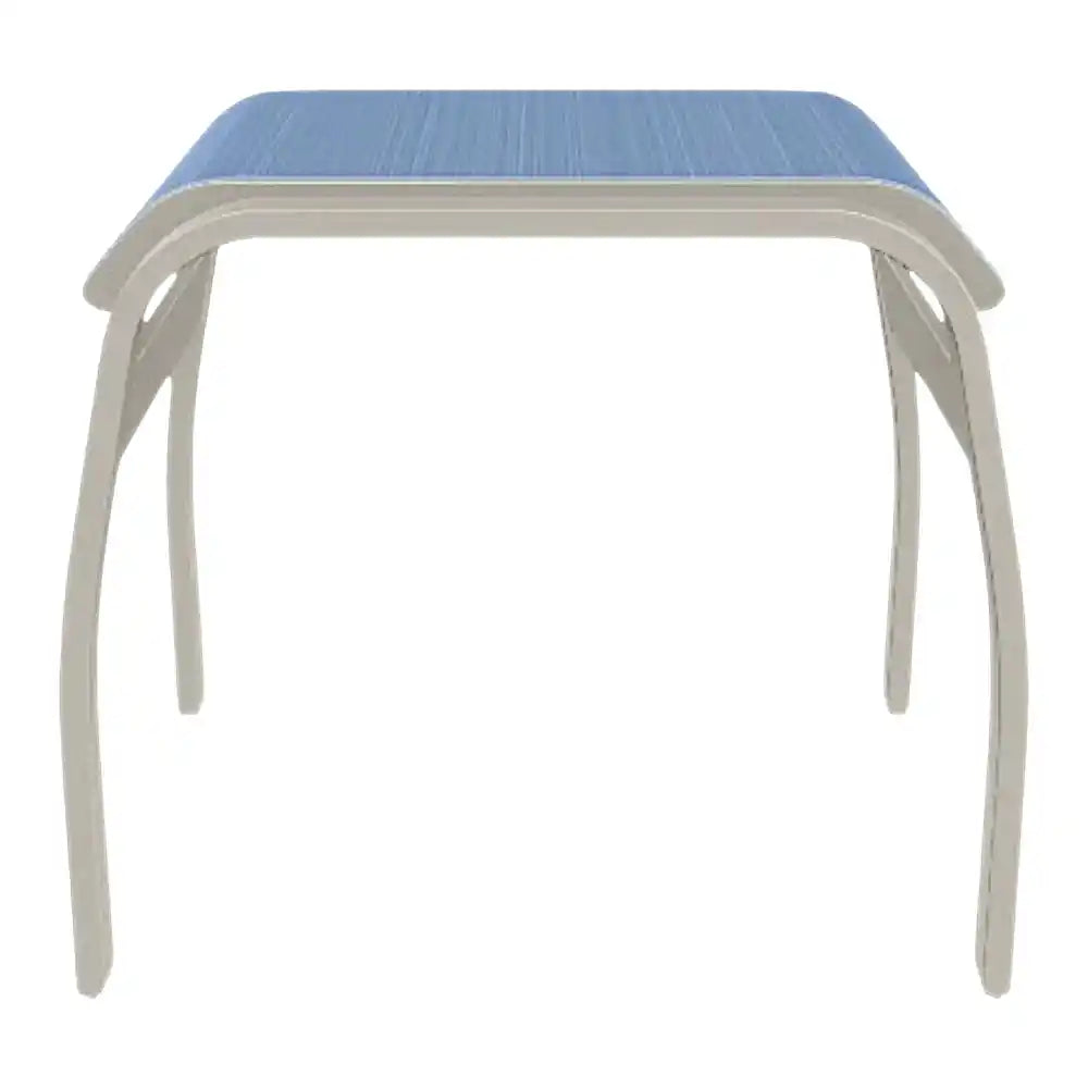 Belle Isle Aluminum Durable Sling Ottoman-Outdoor Ottomans-Telescope-LOOMLAN