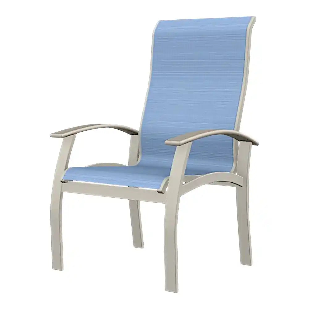 Belle Isle Sling Supreme MGP Arm Chair-Outdoor Accent Chairs-Telescope-LOOMLAN