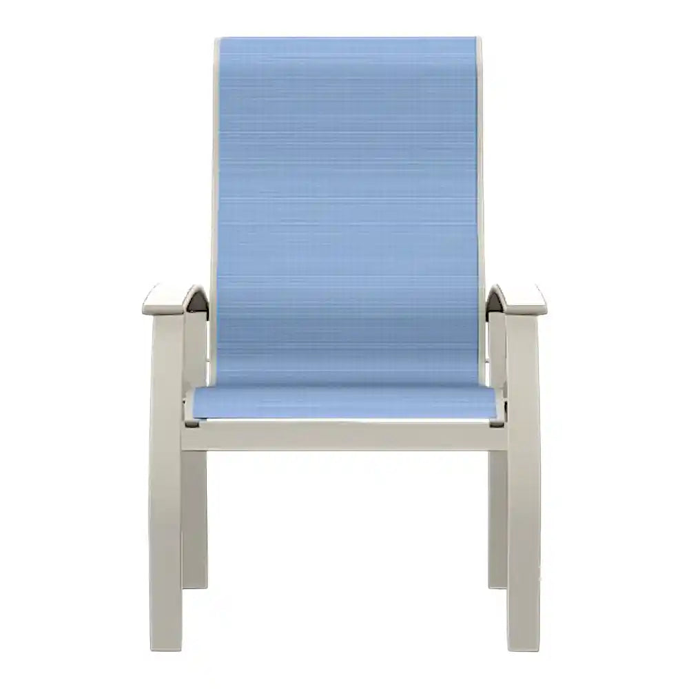 Belle Isle Sling Supreme MGP Arm Chair-Outdoor Accent Chairs-Telescope-LOOMLAN