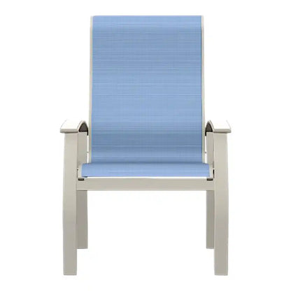 Belle Isle Sling Supreme MGP Arm Chair-Outdoor Accent Chairs-Telescope-LOOMLAN