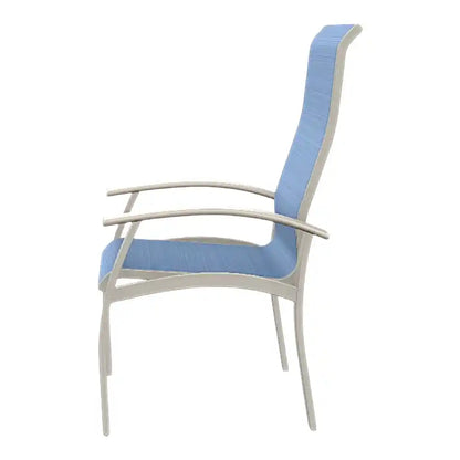 Belle Isle Sling Supreme MGP Arm Chair-Outdoor Accent Chairs-Telescope-LOOMLAN