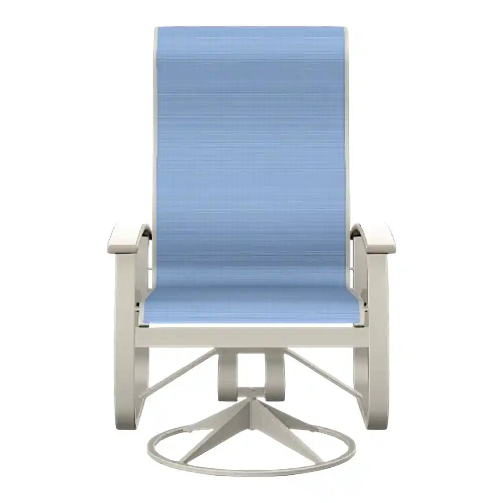 Belle Isle Sling Supreme Swivel Rocker MGP Arms-Outdoor Accent Chairs-Telescope-LOOMLAN