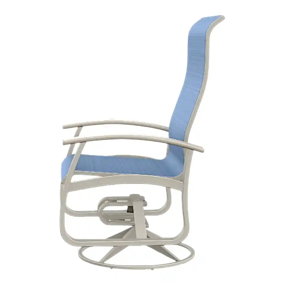 Belle Isle Sling Supreme Swivel Rocker MGP Arms-Outdoor Accent Chairs-Telescope-LOOMLAN